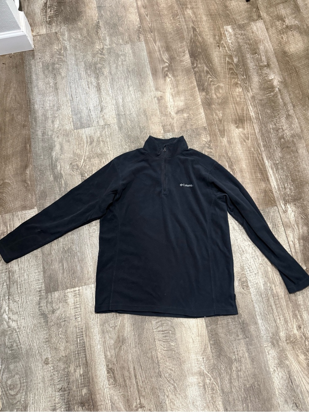 Columbia Men's Black Half-Zip Fleece Pullover